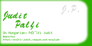 judit palfi business card